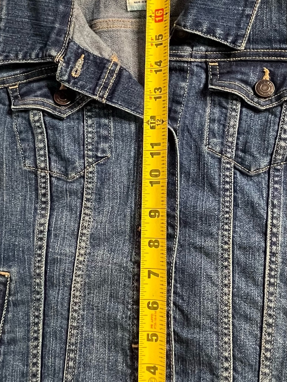 Old Navy Denim Button-Up Vest - Picture 7 of 7
